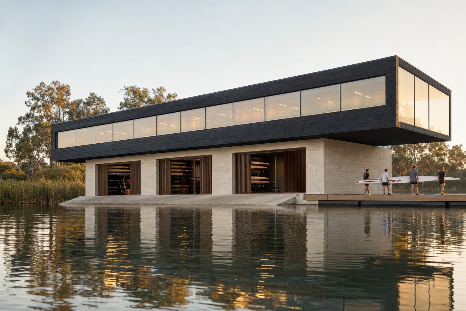 Lake Balboa Boathouse